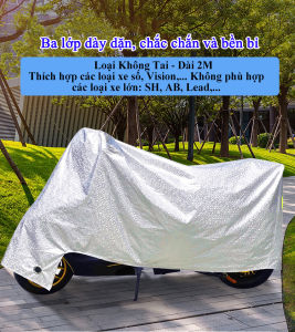 Bạt phủ xe máy loại dày Bạt xe máy chống thấm Áo trùm xe máy cao cấp Áo trùm xe máy chống nắng Bạt trùm xe máy chống nắng mưa