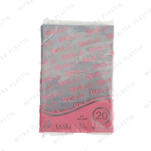 Plastik HD Tanpa Plong 20x30 REA Kantong Kresek Packing Online Shop Tebal Bungkus Paket Silver