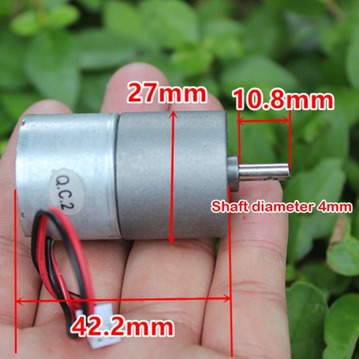 Dc Gear Motor Dc 3v12v 3.7v 5v 6v Permanent Micro 27mm Large