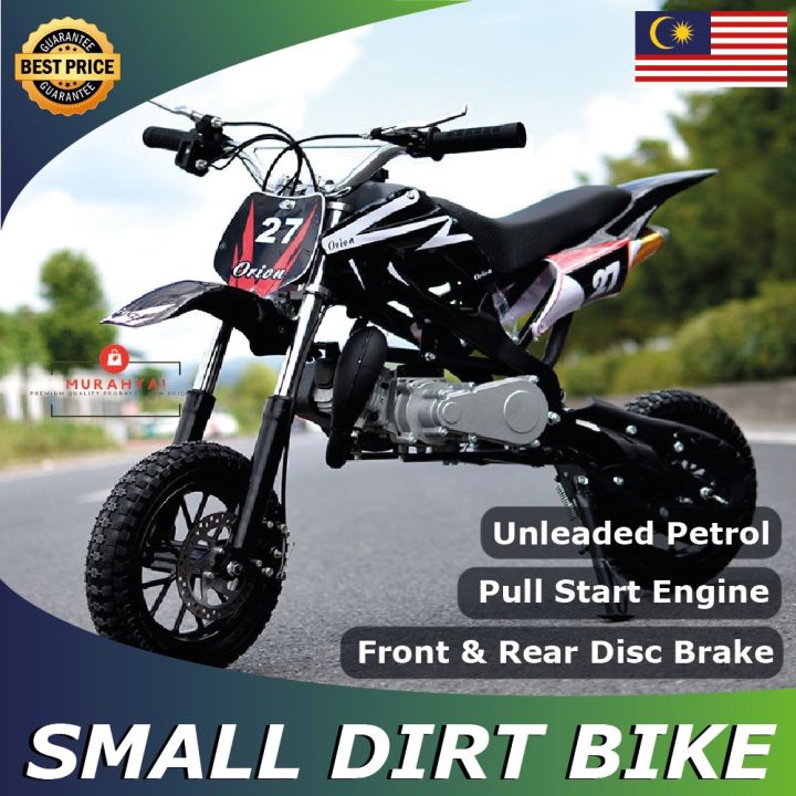 Pocket bike 49cc kids mini motorcycle motorbike for kids Scrambler poket dirt bike Motorsikal budak petrol 2 stroke Lazada