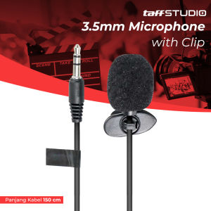 TaffSTUDIO 3.5MM MICROPHONE DENGAN KLIP MURAH GARANSI
