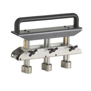 3 Station Edge Roller Bender 0‑90° Roofing Sheet Metal Bending Tool 13‑130mm Bending Range for Construction & Industrial Use