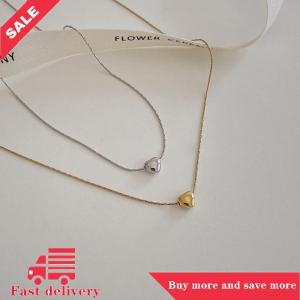 [COD] Minimalist Clavicle Necklaces For Women Tiny Heart LOVE Necklaces Dainty Fashion Jewelry