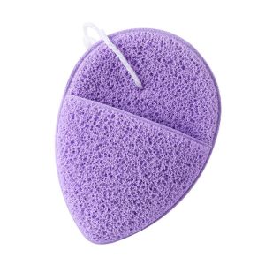 GUORE Reusable Women Exfoliating Sponge Microfiber Wipes Make Up Removal Cleaner Pads Face Cleansing Gloves Makeup Remover Gloves Face Deep Cleaning Pads Washable Cotton Pads Face Wash Puff