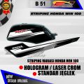 DECAL STRIPING TANGKI HONDA WIN 100 CUSTOM HOLOGRAM / NON HOLOGRAM B51. 