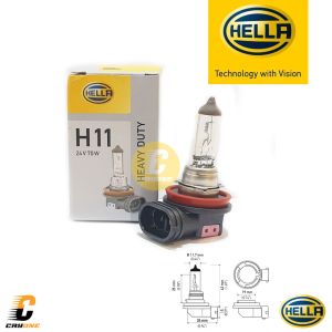 HELLA Bohlam Lampu Halogen Mobil H11 24V 70W