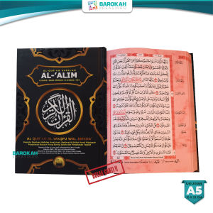 Al Quran Hafalan 30 Juz Lengkap Ukuran A5 Al-Alim Terjemahan Tajwid Warna Buku Mushaf Muslim