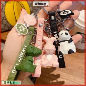 Follow Get New[Bloom Z] Stereo Dinosaur Keychain Key Ring Panda Koala Keychain Phone Bag Fun Pendant
