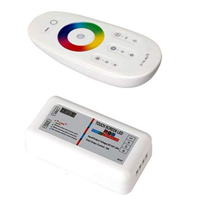 RF LED Remote Controller 2.4GHz Wireless RF Touch LED RGB Dimmer ...