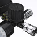 (in stock) 220V 0-180 Psi Air Compressor Pressure Switch Control Aluminum Alloy Valve Switch Manifold Relief Regulator Gauges W/Quick Connector. 