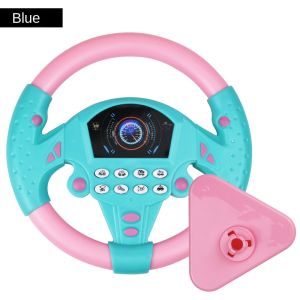 **READY STOCK** Steering Wheel With Sound | Children Simulation Driving Car Toys Baby Funny Interactive Toy
