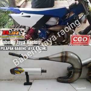 KNALPOT UDANG TRAIL YAMAHA FIZR FIZ ALFA FORCE 1 PLAT KARAT FULLSISTEM SUARA RACING ORIGINAL BY Babeng Jaya Racing