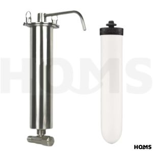 HOMS SUS304 Water Filter Water Quality Drink Indoor Filter Stainless Steel Countertop Wall Casing