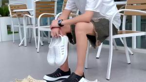 ORNGMALL Jelly Shoes Men and Women Sandals Summer Garden Shoes Hollow Mules Clogs Candy Color Sandals Waterproof Beach Sandals Size 36-45