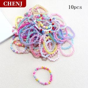 [COD] CHENJ Colorful Beads Bracelet Set for Girls Kids Birthday Party Favor Pinata Filler Stretch Handmade Jewelry Gift Idea