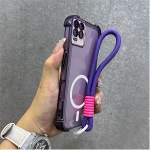 เคสสำหรับ Realme 8 pro 4g realme 8 5g เคสศัพท์ เคสนิ่มซิลิโคนกันกระแทก ดีไซน์ใหม่สวยงาม แม่เหล็กไร้สายพร้อมสายคล้อง SJSTBSWX01