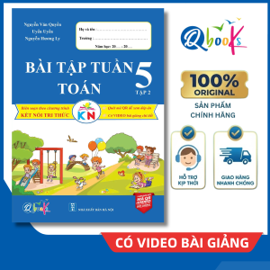 Sách - Bài Tập Tuần - Toán Lớp 5 - Tập 2 - Kết Nối (Qbooks)