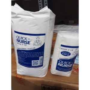 Quick Nurse Bông Y Tế 1kg Chính Hãng Thấm Hút Tốt Không Kích Ứng Da Dễ Dàng Sử Dụng Cho Y Tế Và Chăm Sóc Sức Khỏe