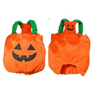OUTOPEN Creative Dog Pumpkin Costume Cartoon Halloween Pet Halloween Costume Festive Gifts Pumpkin Printed Pet Cosplay Clothes Pet Accessories