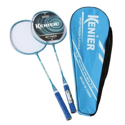 2pcs Badminton Racket Training Student Badminton Racket Couple Alloy Split Racket Raket Badminton Pelajar 羽毛球拍