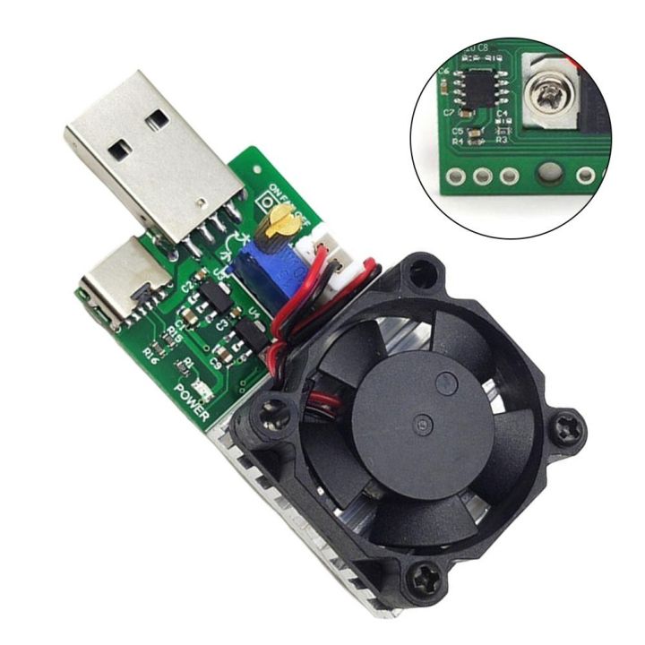 【SELS】 Adjustable USB Load Tester 18W 30W for Discharge Capacity ...