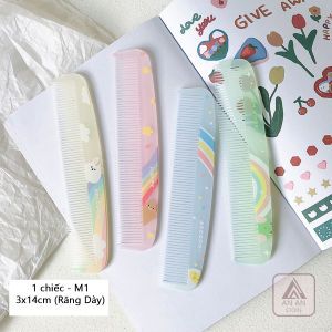 Lược Chải Tóc Kiểu Dáng Xinh Xắn Họa Tiết Dễ Thương (Nhiều Kích Cỡ)