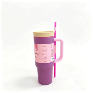 Authentic Owala 40oz Travel Tumbler Triple Layer Insulated Stainless Steel Cup Spill Resistant Lid f