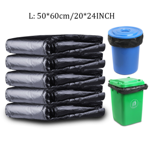 100pcs Trash Bag Garbage Bag Biodegradable Household Increase The Extra Thick Barbage Bag Kitchen Bag Suitable For Hotel Community Street School Hospital Park