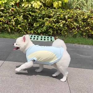 Spring and Summer Dog Supplies Cat Ice Silk Vest for Small and Medium Dogs Outdoor Sun Protection Dog ClothesClothing
