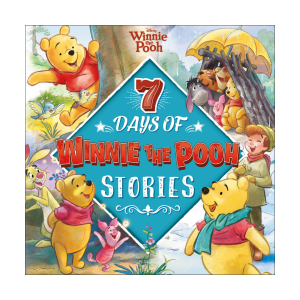 Disney 7 Days of Winnie The Pooh Story Book Collection To Read With 142 Pages (Hardcover) For Kids
