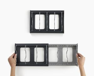 JOSEPH DrawerStore Expandable Kitchen Rack/Kitchenware Organiser/Cookware Organiser/Adjustable/Pan Rack/Storage