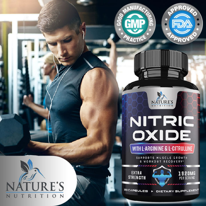 Extra Strength L Arginine 3X Strength Nitric Oxide Supplement