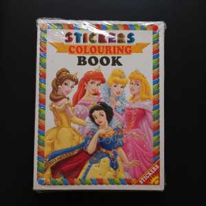 Colouring Sticker Books (Size : L27cm x W21cm)