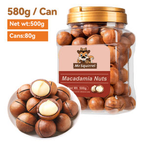 Mr.Squirrel 500g Roasted Macadamia Nuts Macadamia Nuts Unsalted Creamy Nuts Snacks Ready To Eat Of Nuts