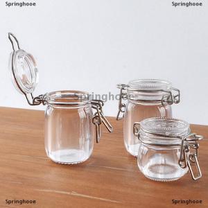 [COD] Springhooe 2pcs set Dollhouse Mini Miniature Transparent Storage Jar Sealed Tank Model Storage Tank Tiny Vial Wishing Bottle Kitchen Home Decor Toy