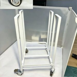 Sacesr Simplicity Iron Storage Holders Warehouse Movable Carton Storage Rack Practical Storage Holder with Wheel Household Y5R7K
