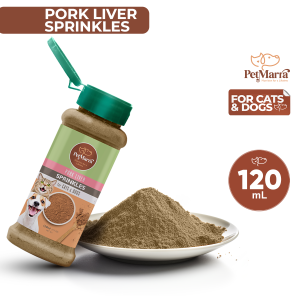 PetMarra Sprinkles for Cats and Dogs Pork Liver Flavor 120g Supplement Appetite Booster Topper Cat Dog Puppy Kitten
