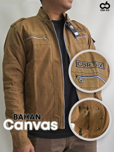 CBR SIX Jaket pria berbahan canvas ISC 933