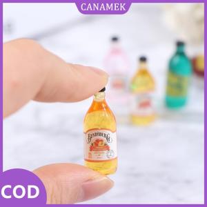 CANAMEK✨ 10pcs 1 12 Dollhouse Mini uống chai mô phỏng chai rượu vang Mô hình búp bê phòng khách nhà bếp trang trí búp bê thanh phụ kiện đồ chơi