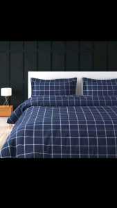 SEPRI FULSET BEDCOVER SET KOTAK-KOTAK dan KOMBINASI POLOS . REALPIC aesthetic BY SZ COLECOTION