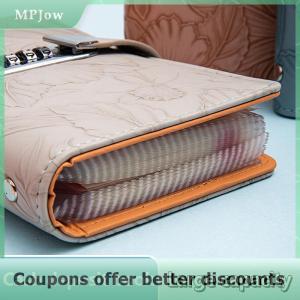 【MPJow】 Password Lock Money Saving Challenge Save Money Binder Savings Challenges Book