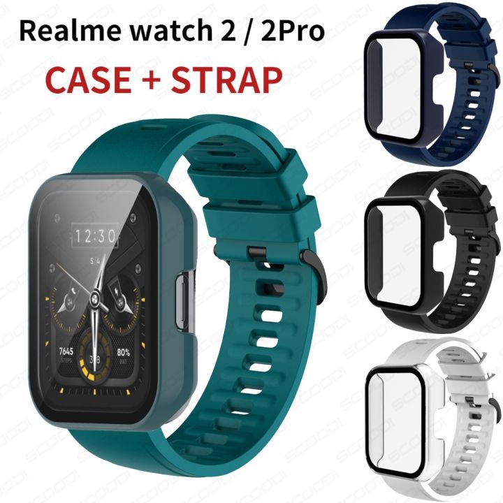 2in1 Strap+Case for Realme Watch Realme Pro Smart Watch Band