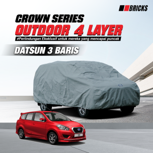 4 Layer Cover Datsun 3 Baris Sarung Mobil Super Outdoor Anti UV & Waterproof  BRICKS
