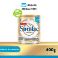 Similac 5MO Stage 1 Infant Milk Formula 400g (0-12 months). 