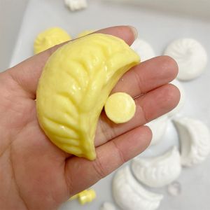 LABAICAI Blank Craft DIY Steamed Bun With Plug Sensory Fidgets DIY Empty Ball Skin Creative Simulated Food Dumpling Squishy Handmade