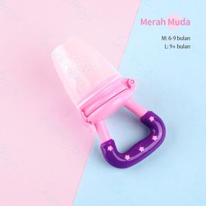 Food Grade BPA FREE Empeng Dot Buah Anak Bayi Baby Fruit Feeder Rattle Teether Kompeng Pacifier Gigitan Bayi