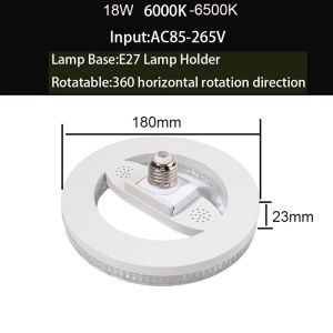 E27 Ceiling LED Bulbs AC85-265V 18W 24W LED Chips Rounds Energy Lighting E27 Lamp Base High Brightness 220V 110V Light Bulb