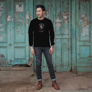 Anyway Kaos Panjang "In Your Way" Black 669
