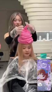 Natural plant bubble hair dye hair dye cream no bleaching required non-sticky to the scalp self-dyeing trendy color