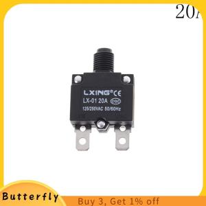Butterfly 1ชิ้นสวิตช์ความร้อนวงจรเบรกเกอร์สวิตช์โอเวอร์โหลดป้องกัน
